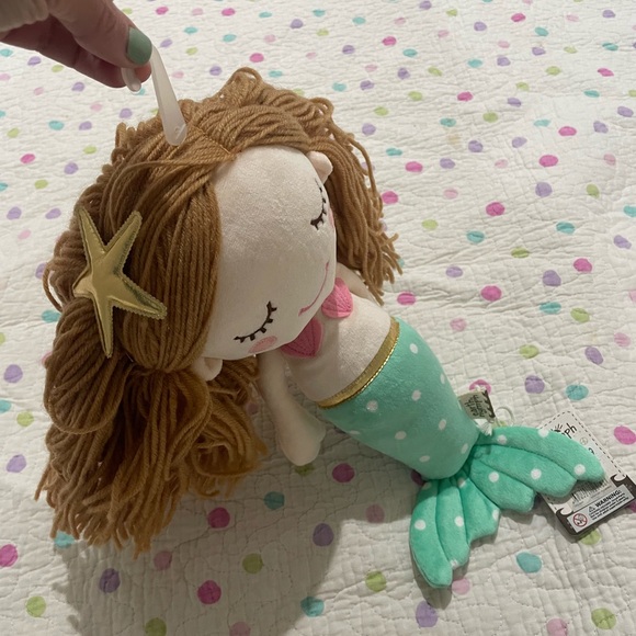 Mermaid stuffed plush doll NEW with tags - Picture 3 of 3